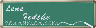 Lene Hedtke Visitenkarte
